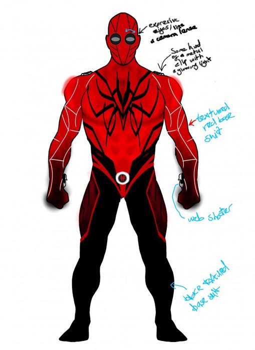 Filtrado el posible diseño del traje del nuevo Spiderman |  cosasdesuperheroes