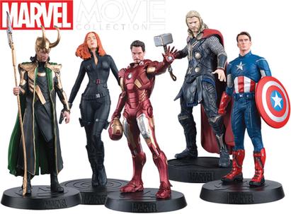 Nueva colección de figuras Marvel de película