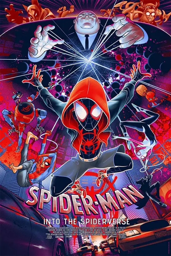 Mondo revela un espectacular póster de Spider-Man: Un Nuevo Universo
